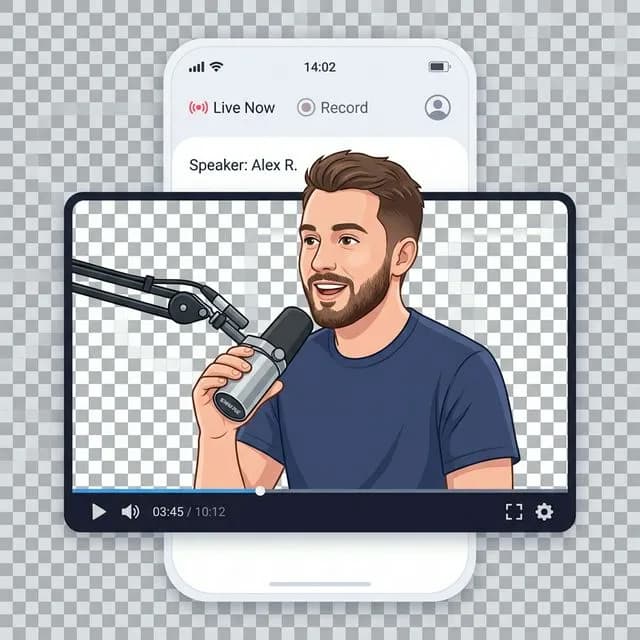 Video background removal